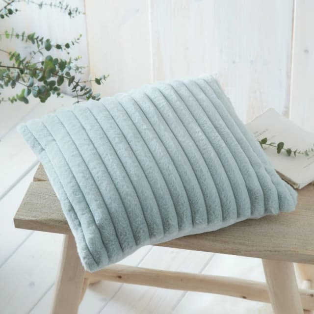 Appletree 'Morritz' Faux Fur Filled Cushion Green