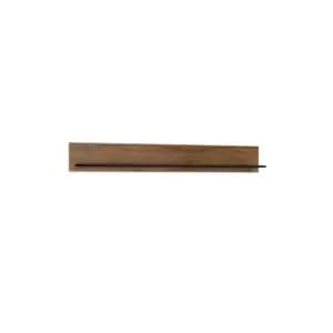 Brolo Wall Shelf 167cm In Walnut And Black