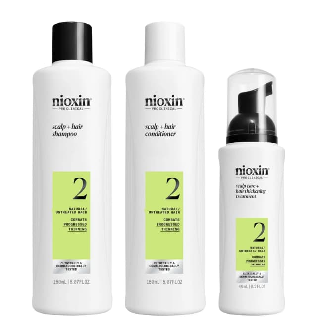 Nioxin Nioxin System 2 Scalp Treatment Hair Thickening in Clear Clear One Size Unisex 4064666843919