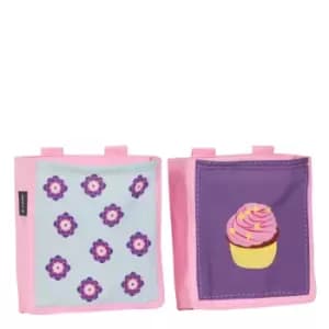 Manis-h 2 Bed Pockets In A Cup Cake And Flower Design