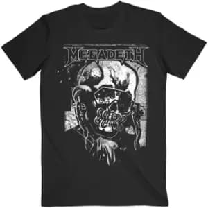 Megadeth - Hi-Con Vic Unisex XX-Large T-Shirt - Black