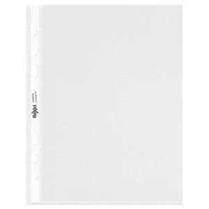 Rexel EcoDesk Premium A5 Punched Pockets; Recyclable; Embossed; Pack