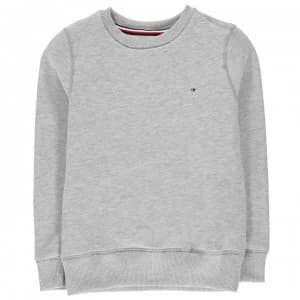 Tommy Hilfiger Junior Boys Crew Sweatshirt - Grey