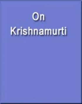 On Krishnamurti by Raymond Martin Paperback