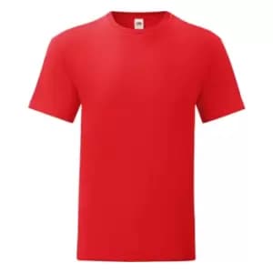 Fruit Of The Loom Mens Iconic T-Shirt (4XL) (Red)