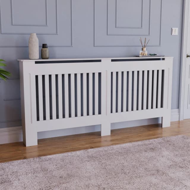 Lassic Vida Designs Chelsea Radiator Cover, Extra Large White unisex XL