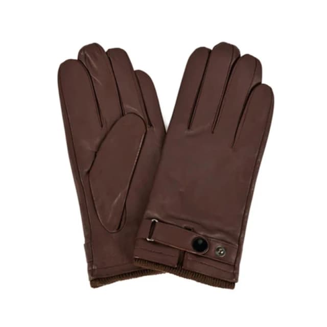 Eastern Counties Leather Mens Premium Leather Driving Gloves in Brown Size: Small Brown Male S