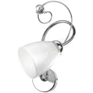 Onli Luigia Wall Lamp, Chrome, Glass