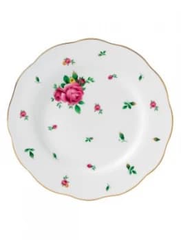 Royal Albert New country roses white salad plate 20cm White