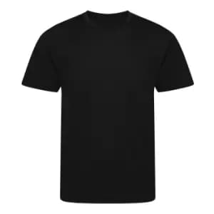 Awdis Childrens/Kids Cool Recycled T-Shirt (12-13 Years) (Jet Black)