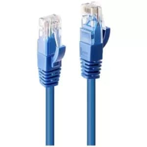 LINDY 48019 RJ45 Network cable, patch cable CAT 6 U/UTP 3m Blue