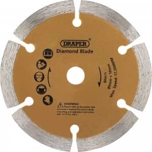 Draper Mini Plunge Circular Saw Diamond Blade 89mm