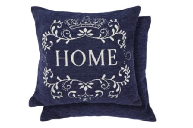 Simply Home Cushion Cover In Navy