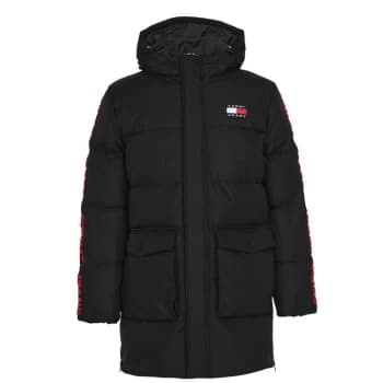 Tommy Jeans Statement Down Parka Jacket - Black BDS