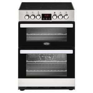 Belling Cookcentre 60E Double Oven Ceramic Hob Electric Cooker