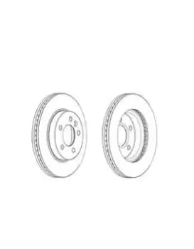 FERODO Brake disc DDF2017C Brake rotor,Brake discs VW,Amarok Pickup (2HA, 2HB, S1B, S6B, S7A, S7B),Amarok Pritsche / Fahrgestell (S1B, S6B, S7B)