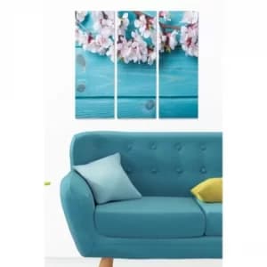 MDF7044286 Multicolor Decorative MDF Painting (3 Pieces)