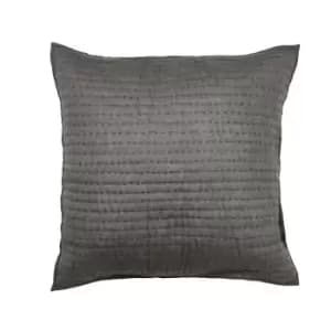 Bedeck of Belfast Kayah Square Pillowcase, Charcoal