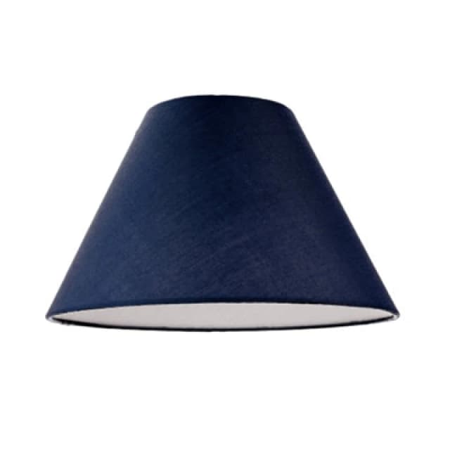 Happy Homewares 10" Navy Blue Cotton Coolie Lampshade For Table Lamp Or Pendant