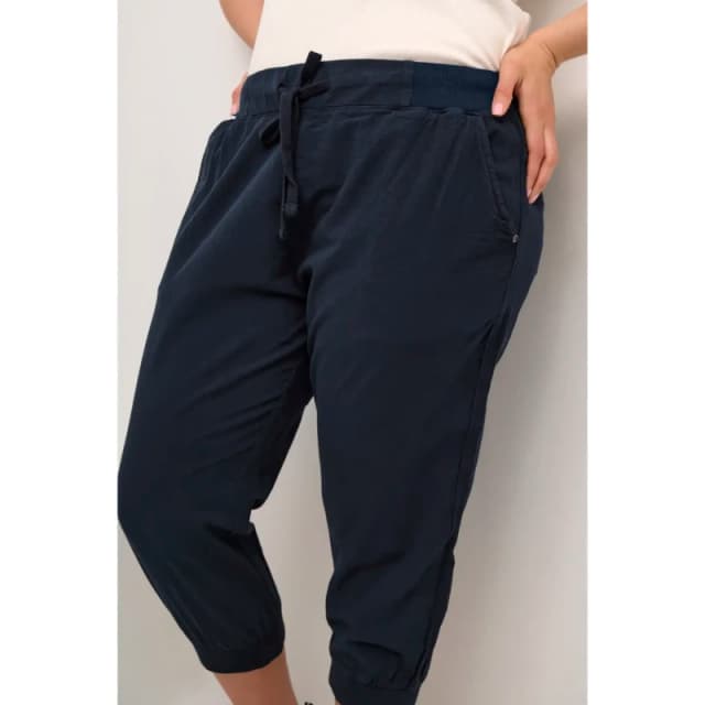 KAFFE Curve Womens Trousers KAFFE Curve Nana Bleu Female 46