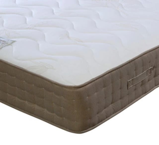 Bedmaster Bedmaster Bamboo Pocket Sprung Memory Foam Mattress in Light Brown Size: King Light Brown King Unisex 0764283927095