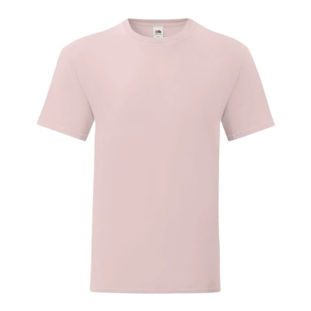 Fruit Of The Loom Fruit of the Loom Men Iconic 150 T-Shirt in Rose Size: Small Rose S Male 5063300941621