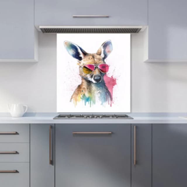 Warren Reed - Designer Mallard Watercolour Tea Towel in Brown Brown Unisex