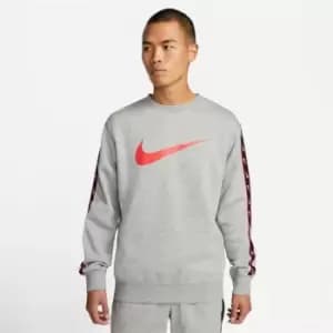 Nike Sportswear Repeat Mens Fleece Sweatshirt - Grey