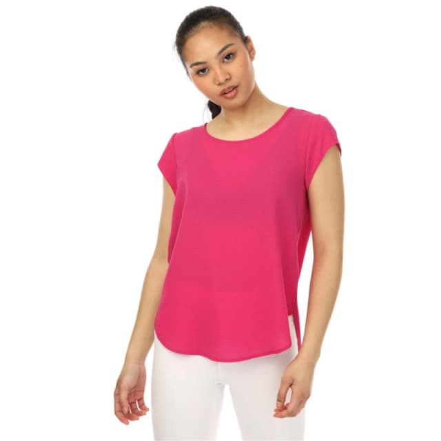 Only Vic Short Sleeve Top - Pink Pink 8