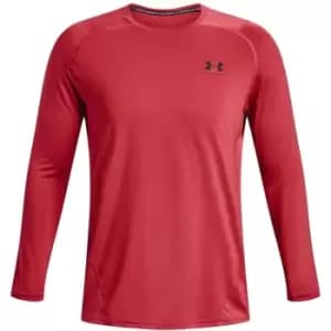 Under Armour HG Armour Fitted LS - Red