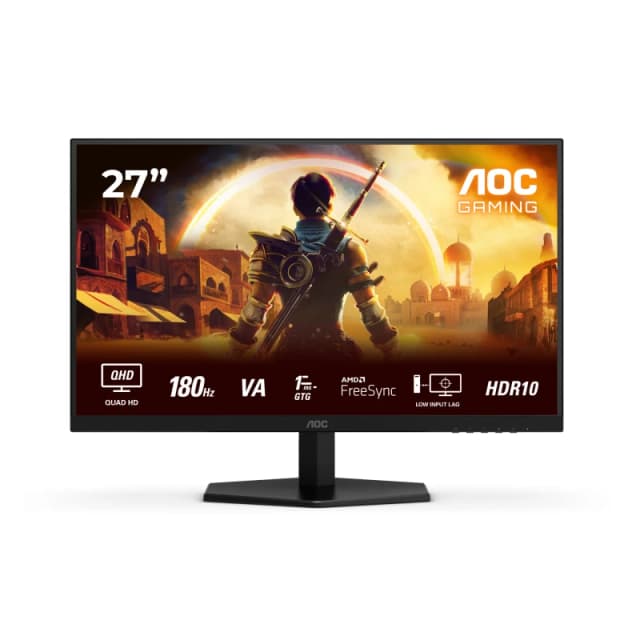 AOC AGON Q27G42XNE 27 VA QHD 180Hz 0.5ms Gaming Monitor Q27G42XNE Black