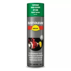 Rust Oleum Hard Hat Metal Spray Paint Signal Green 500ml