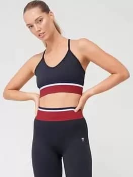 Tommy Sport Low Intensity Seamless Bra - Navy, Size S, Women
