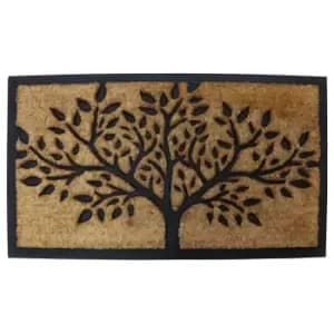 Pride of Place Chadderton 40 x 70cm Tree of Life Coir Brush Mat