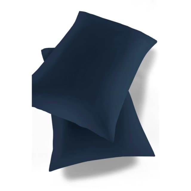 Homelife Non Iron Plain Dyed Housewife Pillowcase - Blue Blue One Size