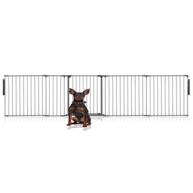 Bettacare Premium Multi Panel Flexible Pet Barrier, Up To 344Cm Wide, Grey, 70Cm High