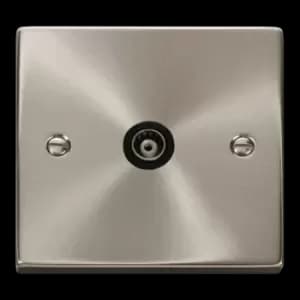 Click Scolmore Deco 1 Gang Isolated Co-Axial Socket - VPSC158BK