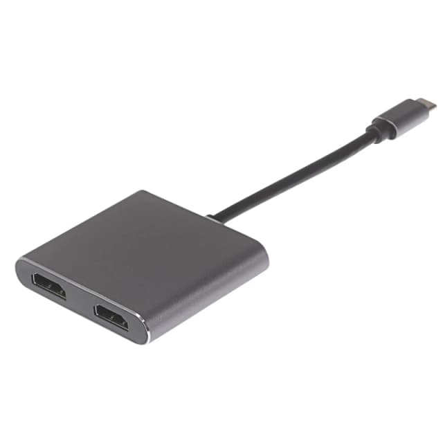 Nikkai USB-C Multiport Hub to 2x HDMI 4K@60Hz Ultra HD MST/ USB-C PD /