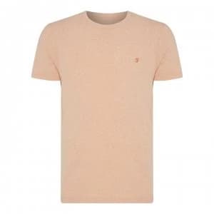 Farah Vintage Denny Marl T Shirt - Peach Marl 899