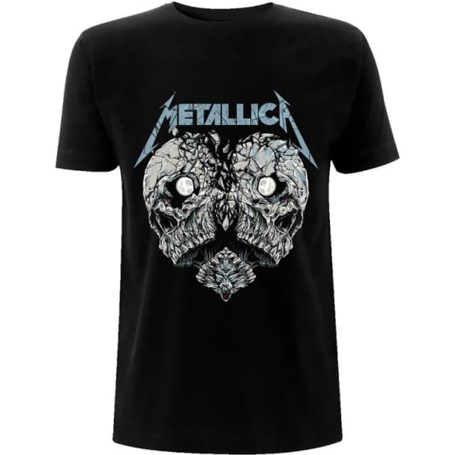 Metallica Mens Heart Broken T-Shirt in Black Size: Medium Black Male M