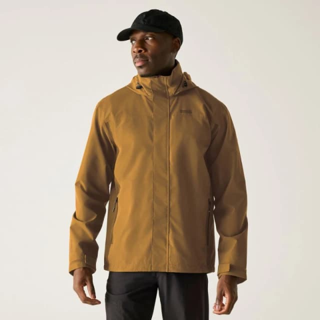Regatta Mens Matt II Waterproof Shell in Mustard Size: Medium Mustard Male M