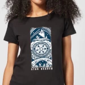 Moana Star Reader Womens T-Shirt - Black