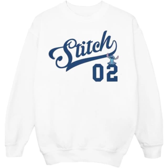 Disney Lilo And Stitch Athletic Sweatshirt White female