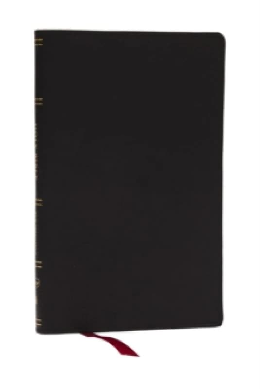 KJV, Personal Size New Testament, Black Genuine Leather, Red Letter, Comfort Print Leather / fine binding