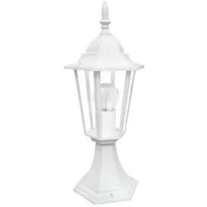 Netlighting Milano Outdoor Pedestal Light White, IP44 17x40.3cm