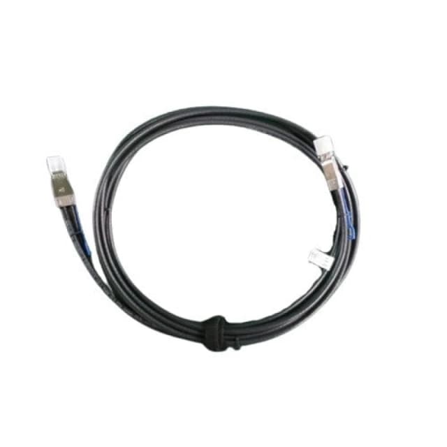 Dell DELL 470-ABDR Serial Attached SCSI (SAS) cable 2m 12 Gbit/s Black, Metallic 470-ABDR