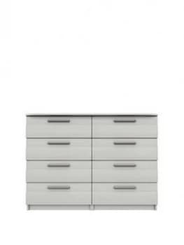 Taylor Ready Assembled 4 + 4 Drawer Chest