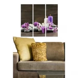 MDF302594159 Multicolor Decorative MDF Painting (3 Pieces)