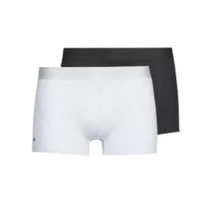 Lacoste Pack Of 2 Pique Trunks L.12.12 Size 6 - XL Black / Grey Chine