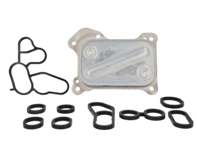 NISSENS 90697 Oil Cooler without oil filter housing, without filter Steel Oil Cooler,engine oil (469)